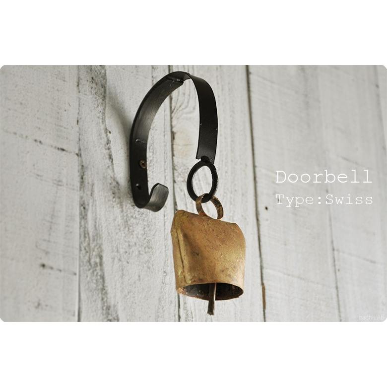 像の頭 ドアベル デザイナー 真鍮 壁掛け ベル付き アンティーク 像の