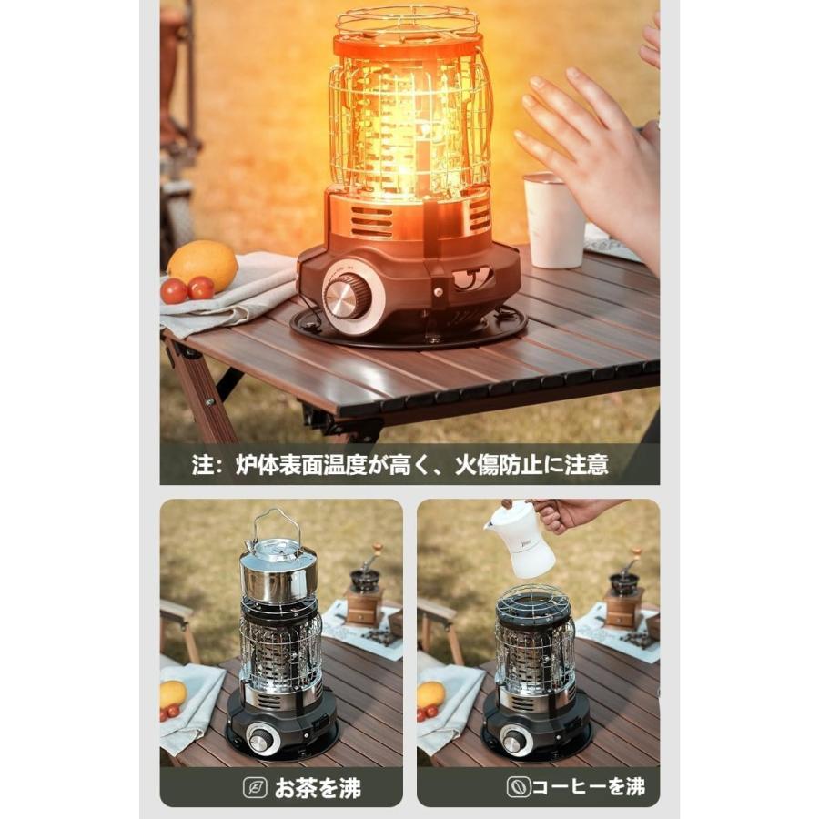 カセットガスストーブ 小型 軽量 アウトドアヒーター 防寒 省エネ 節電
