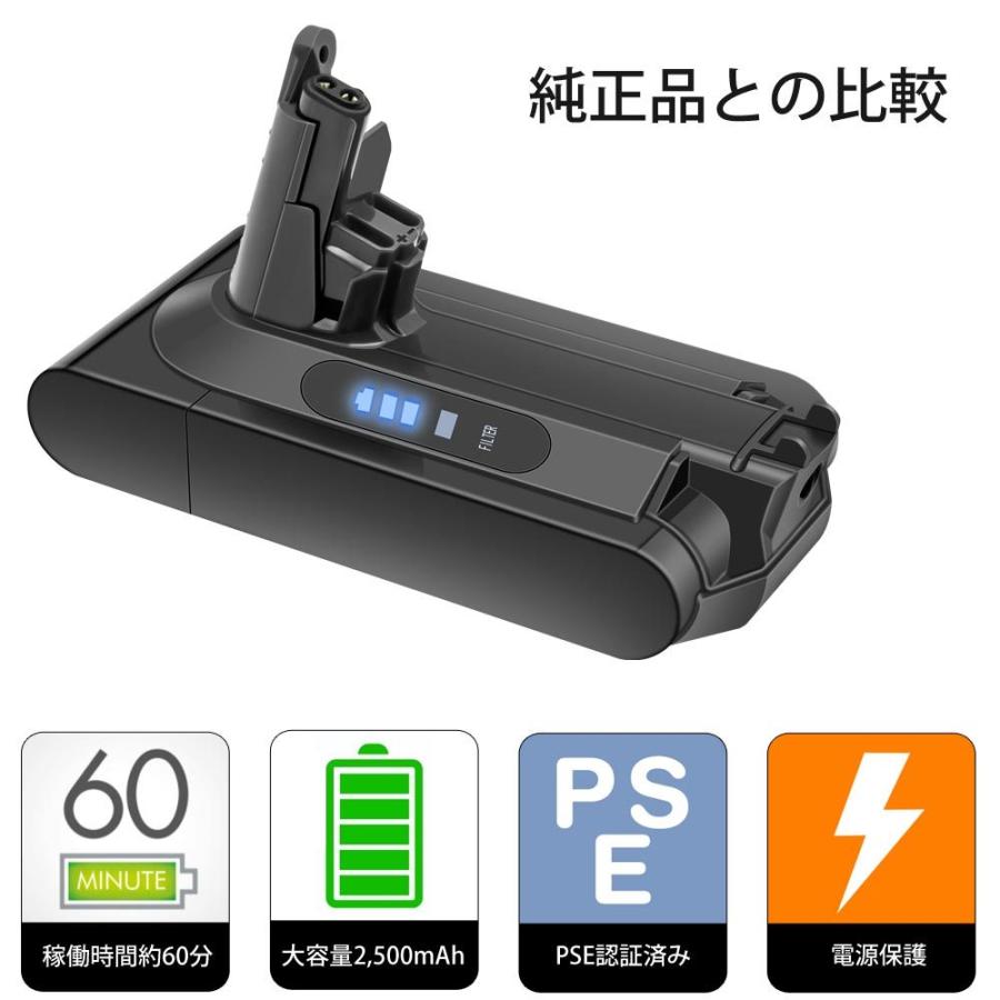 Dyson（ダイソン） バッテリー V10 SV12 dyson 互換バッテリー Dyson