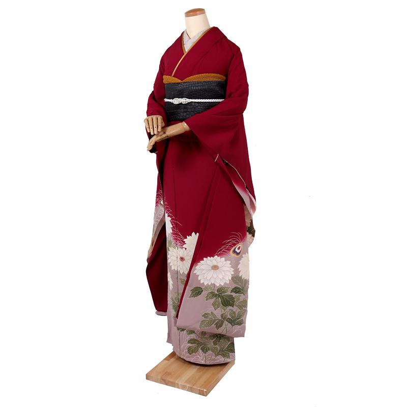 振袖 成人式 結婚式 卒業式 仮仕立て ブランド こむさでもーど 赤