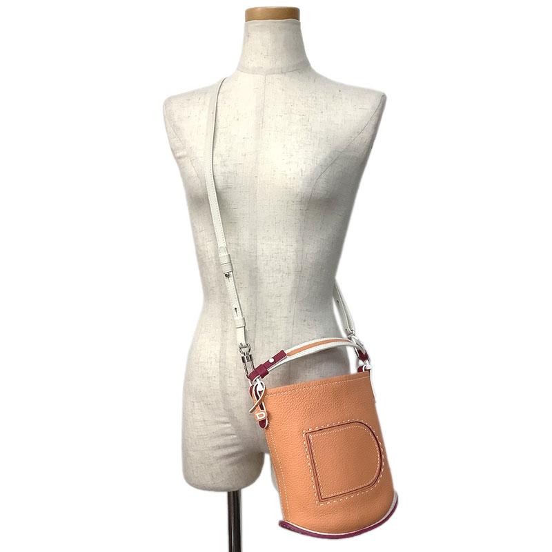 DELVAUX デルヴォー パン ミニ バケット サーピケ トリヨン レザー