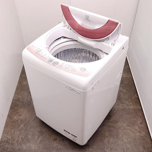 SHARP（シャープ） 中古 洗濯機 2〜3人分 7.0kg ステンレス槽 風乾燥
