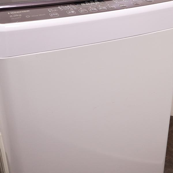 ハイセンス（HISENSE） 新生活応援 中古 洗濯機 2〜3人分 8.0kg 設置