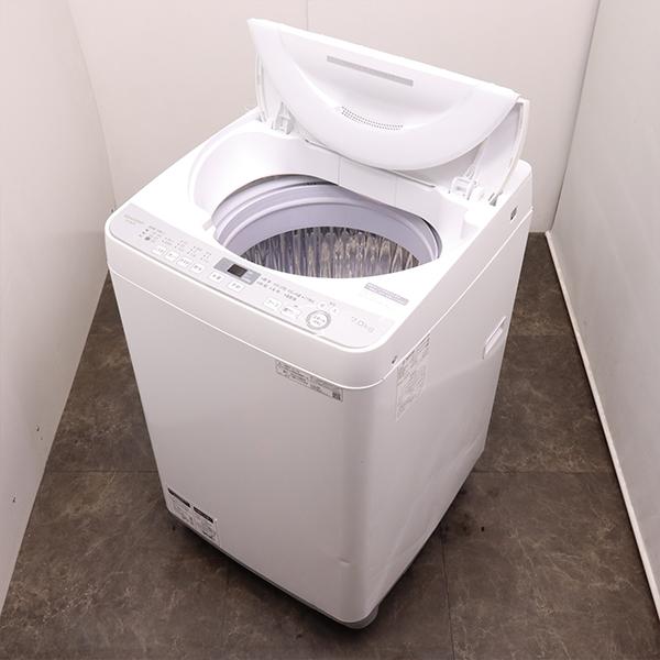 SHARP（シャープ） 中古 洗濯機 2〜3人分 7.0kg コンパクト 予約機能