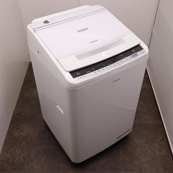 日立（HITACHI） 中古 洗濯機 2〜3人分 8.0kg 設置・取付（ホース類