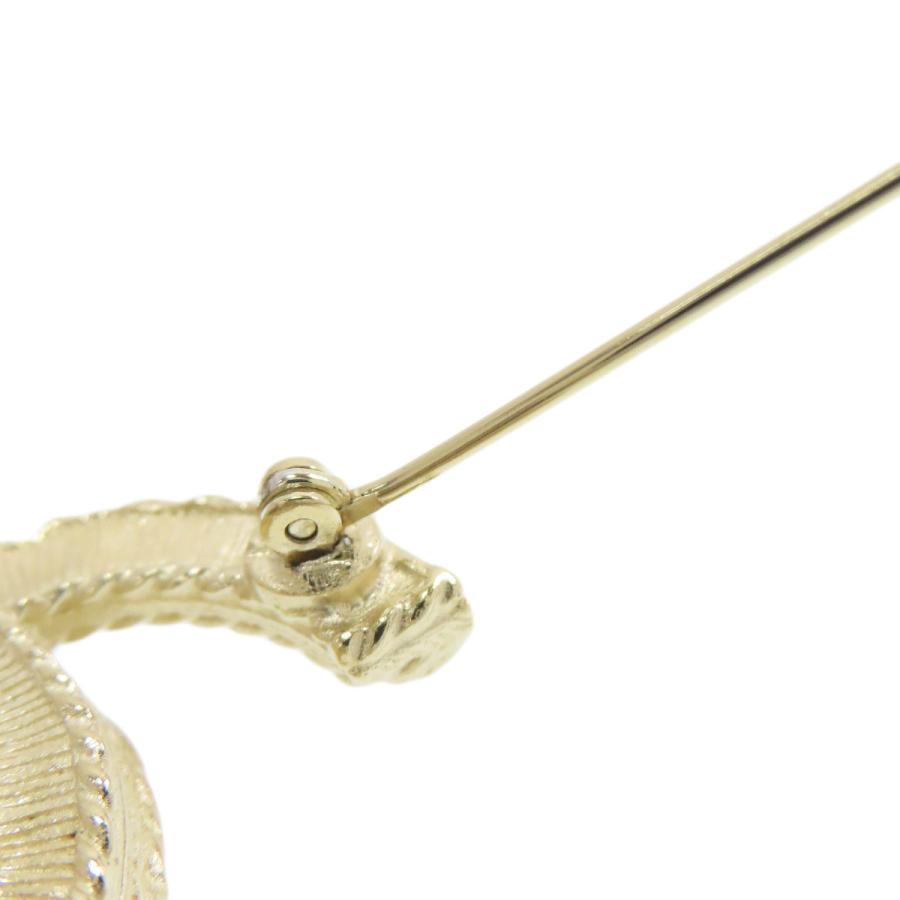 CHANEL（シャネル） ココマーク フェイクパール ブローチ 金属製