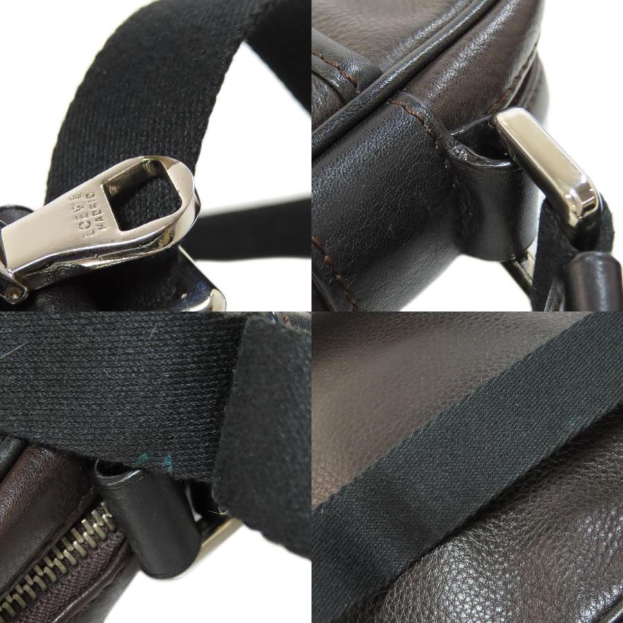 LOEWE（ロエベ） アナグラム ショルダーバッグ レザー レディース 中古