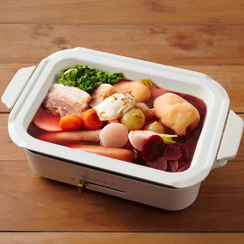 BRUNO（ブルーノ） コンパクトホットプレート用 セラミックコート鍋