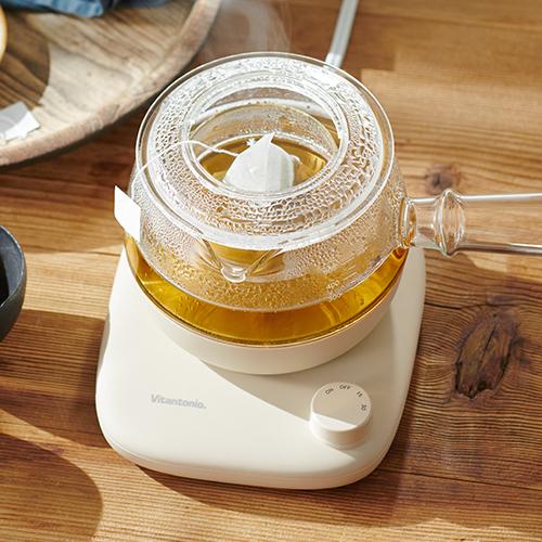 ビタントニオ（Vitantonio） 電気ケトル おしゃれ ガラスケトル KYUSU
