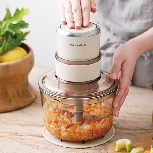 recolte（レコルト） フードプロセッサー 大容量 コンボ 電動 RCP-6 1L