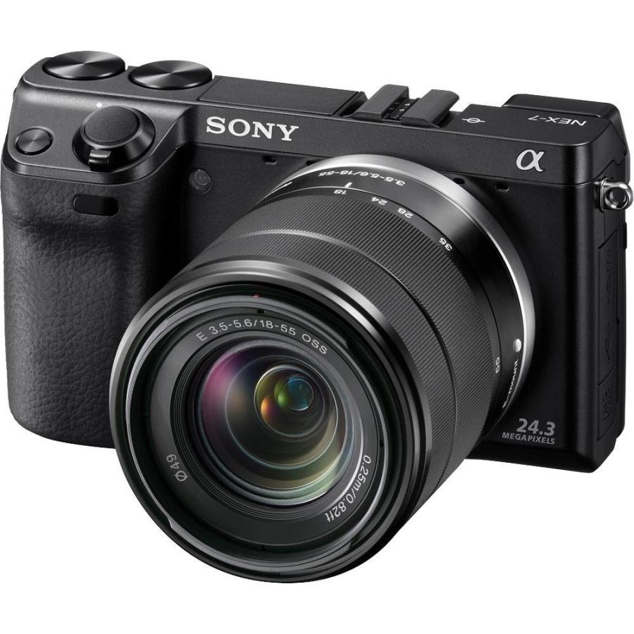 SONY ミラーレス一眼カメラ α NEX-7 ズームレンズキット ブラック NEX