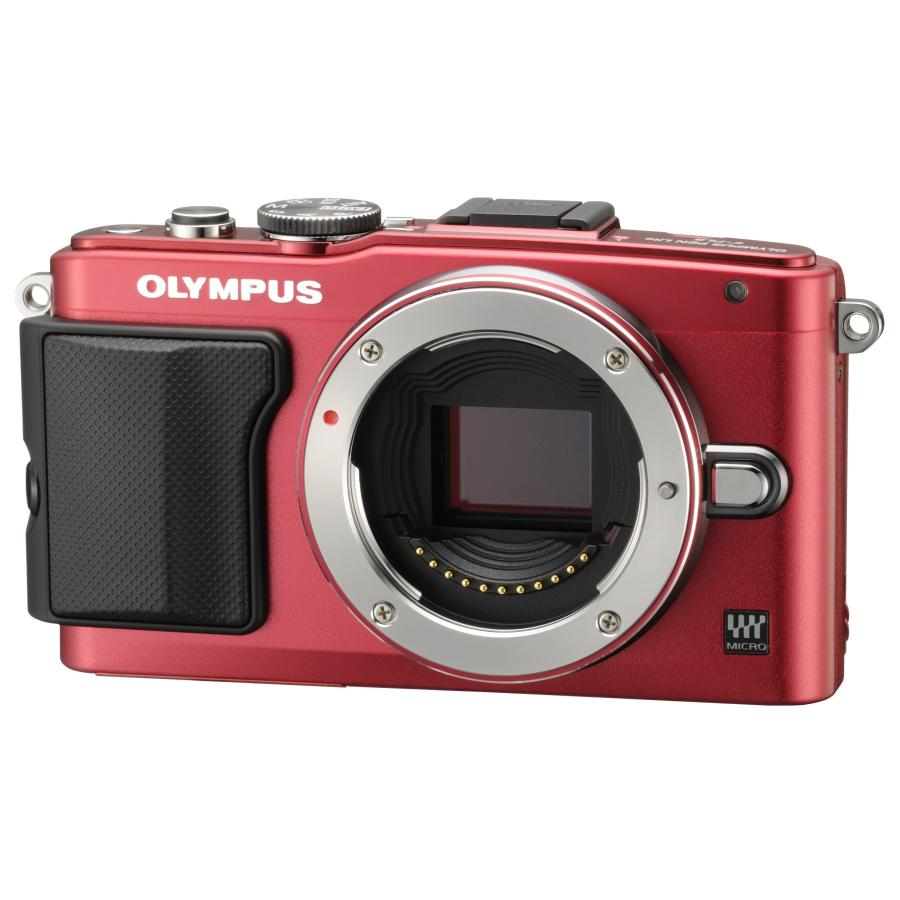 OLYMPUS ミラーレス一眼 PEN Lite E-PL6 ボディ レッド BODY RED