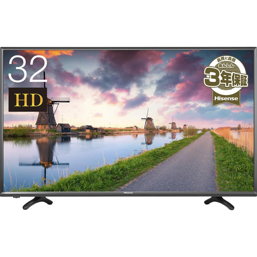 ハイセンス 32V型 液晶 テレビ HJ32K3121 ハイビジョン 外付けHDD裏
