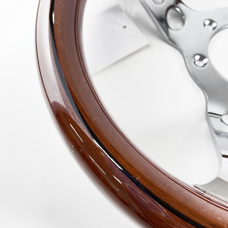 ステアリング φ290mm 29φ ウッド 木目 ハンドル K&M KMS-29M : ホット