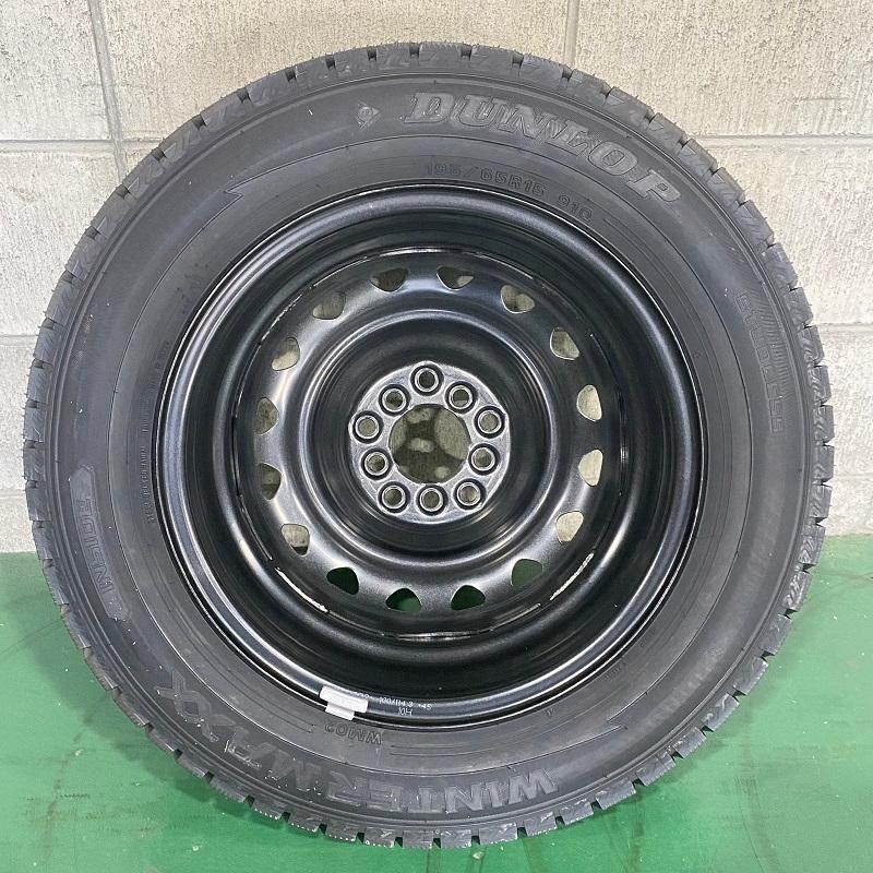 DUNLOP（ダンロップ） 195/65R15 スタッドレスタイヤ ホイール 4本 23