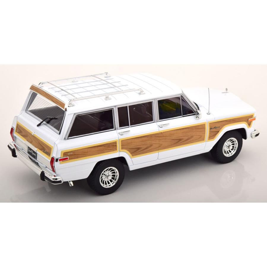 ミニカー 1/18 1989 ジープ・グランド ワゴニア 白色 KKS JEEP - GRAND
