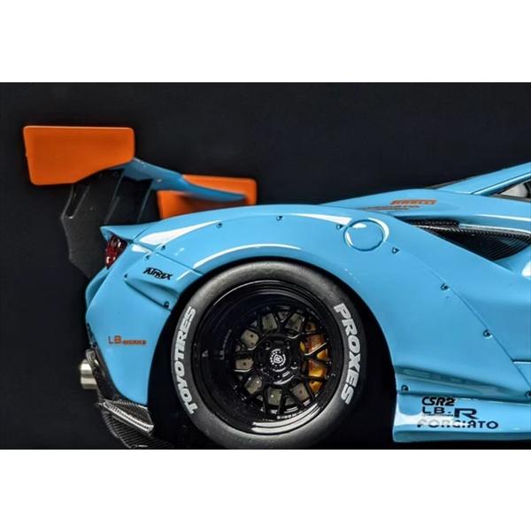 ミニカー 1/18 フェラーリ ミニカー フェラーリ F8 GULFガルフ色 VIP