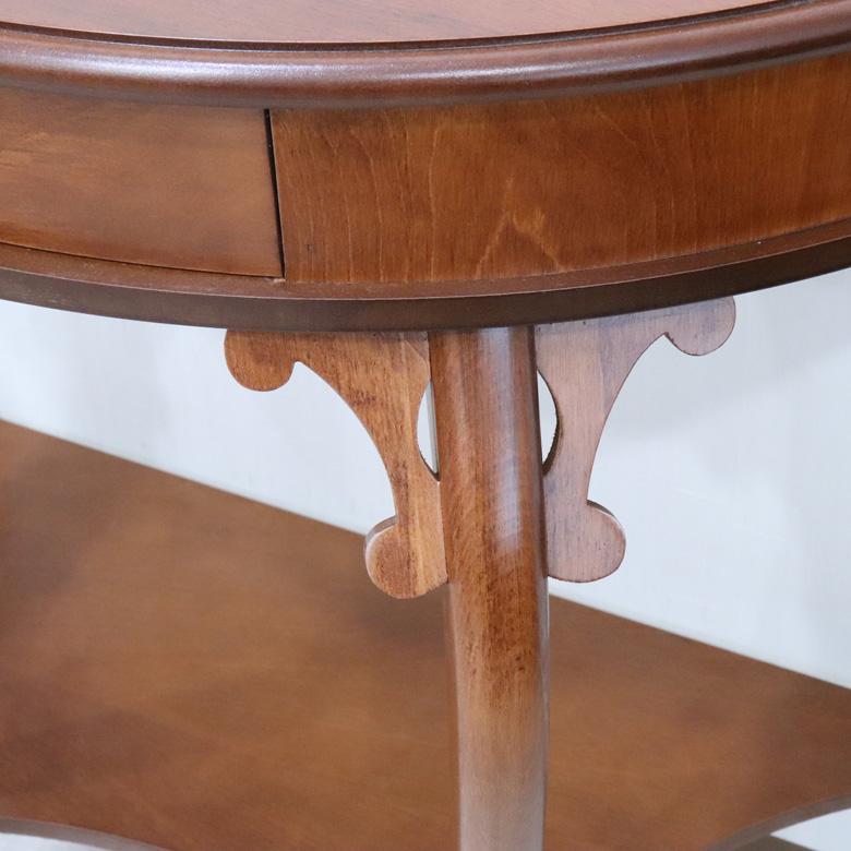 イタリア 象嵌 コンソール W90cm 823 引き出し付き花台 フラワー