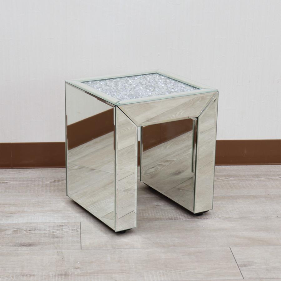 ミラー家具 ネストテーブル 3点セット ディスプレイスタンド サイド