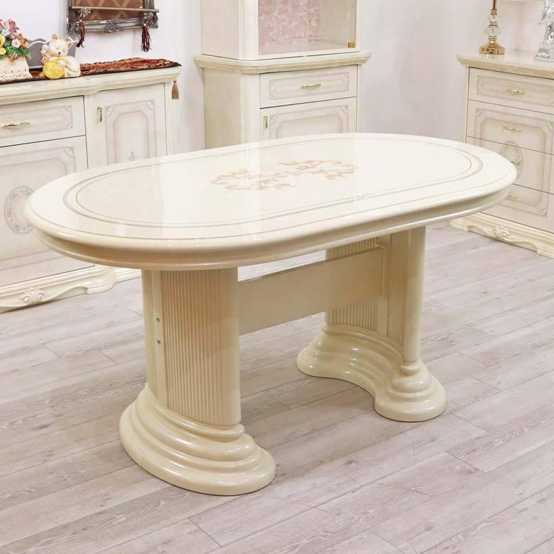 サルタレッリ フローレンス ダイニングテーブル 145cm 楕円 イタリア 4