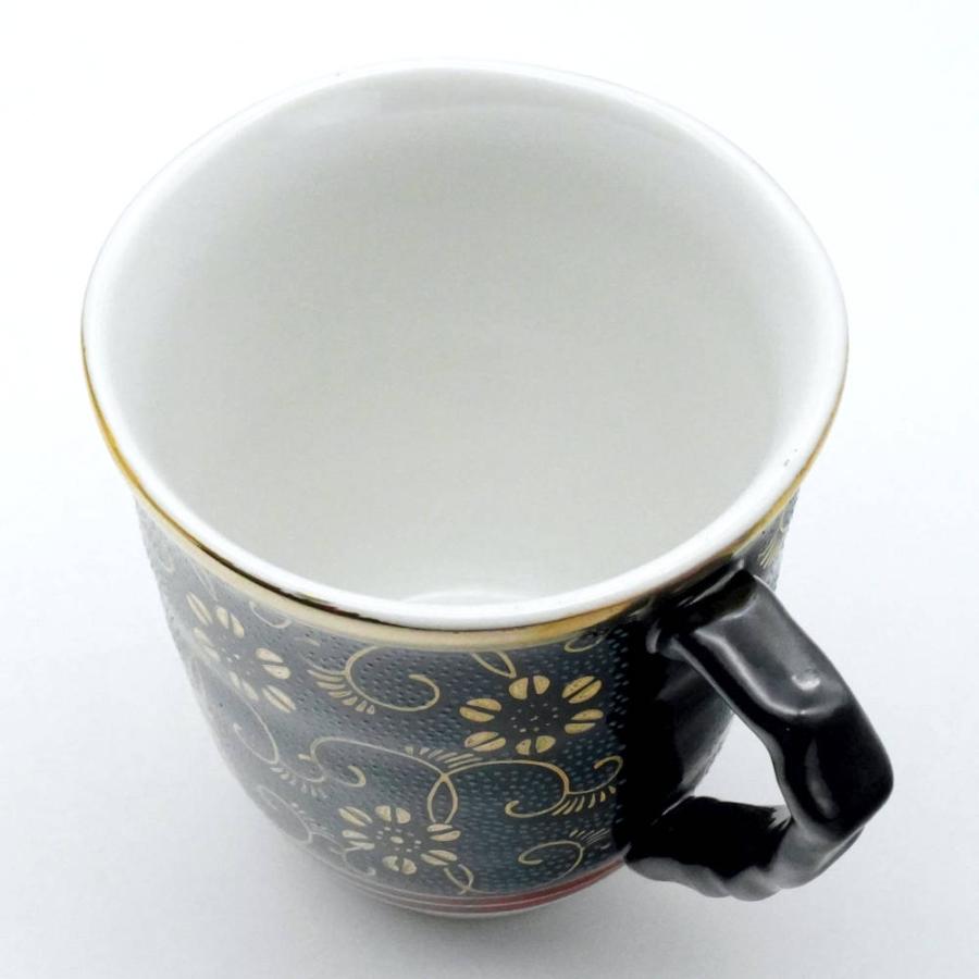 九谷焼 仙守マグカップ 青粒鉄仙 : 北山堂 - 通販 - Yahoo!ショッピング