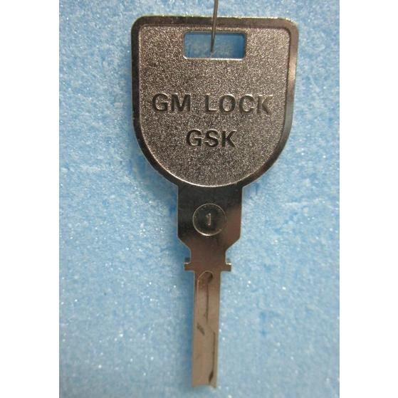 流通用ドアキー GM LOCK (1本) GSK 基準キー パチンコ・パチスロ実機用