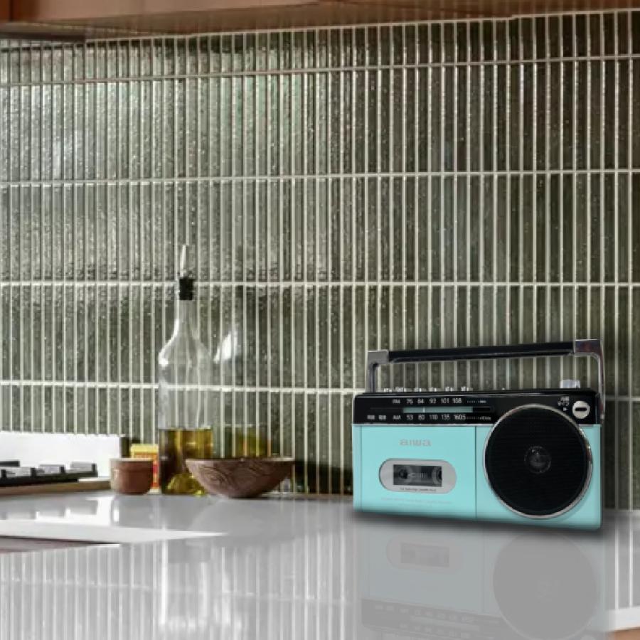 アイワ aiwa ラジカセ audio -G RCP3 GAA4-RCP0003 パステルグリーン