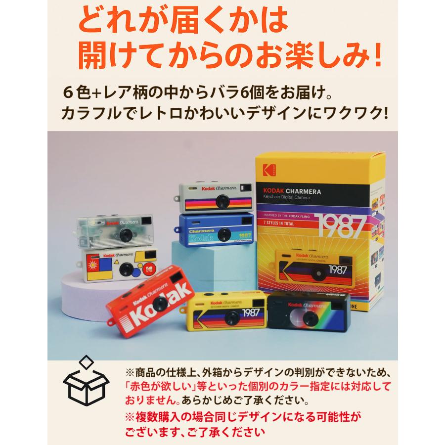 Kodak（コダック） KODAK CHARMERA チャーメラ デジタルカメラ バラ6点