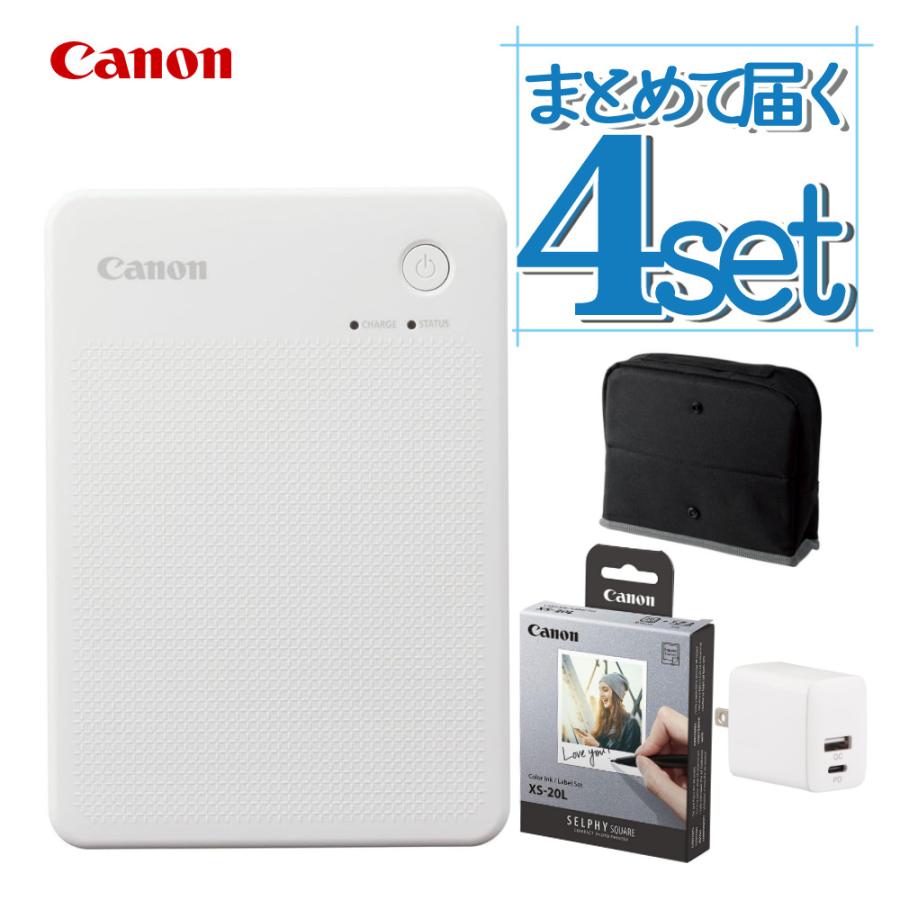 キヤノン（Canon） ミニフォトプリンター SELPHY QX20 ホワイト＆用紙