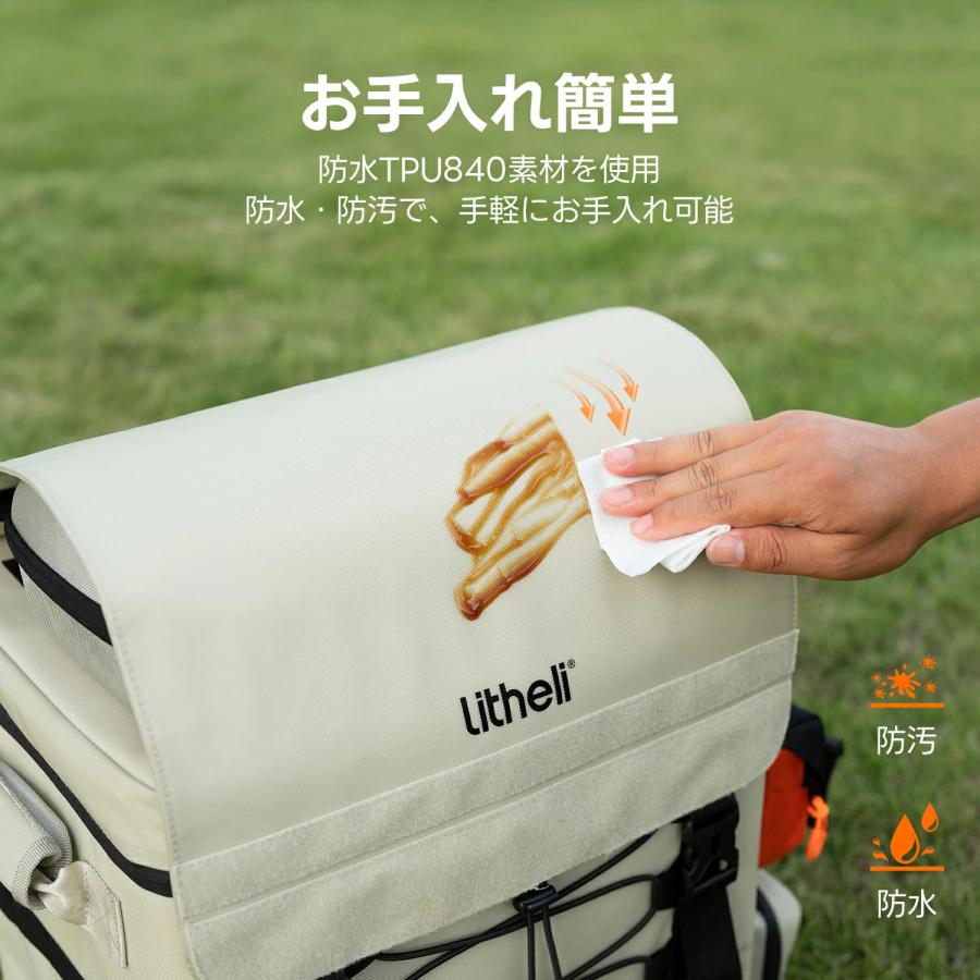 Litheli ポータブル冷蔵庫 16L バッテリー別売 車載冷蔵庫 小型冷凍庫
