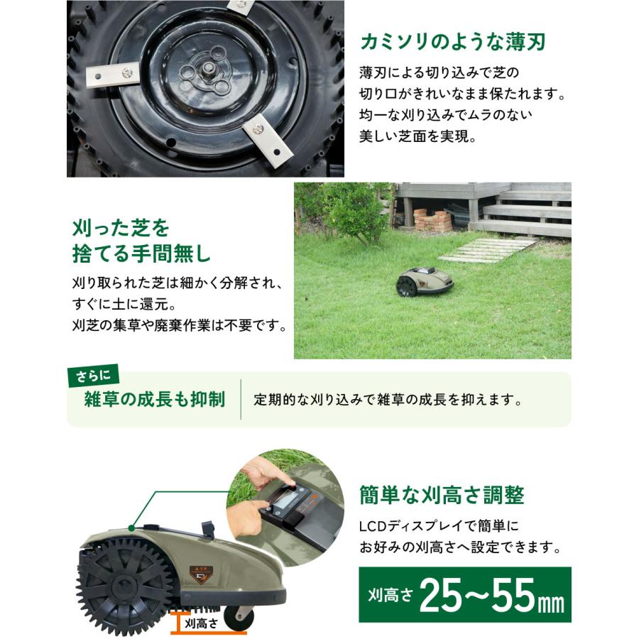 PLOW 「3月1日はP5倍」PLOW ロボット芝刈機 AGC210 スケジュール管理