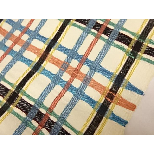 名古屋帯 生地 反物 吉野間道帯 手織り 隼人紬工房作 彌太郎