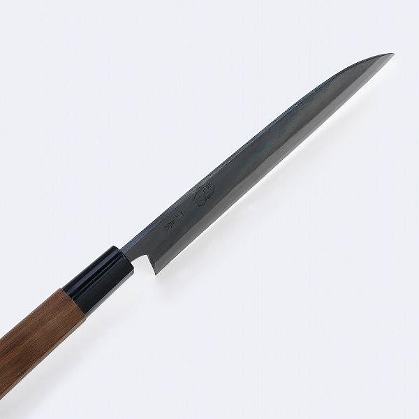 舟行包丁 土佐型 165mm 両刃 鍛造 黒打 元兼 青紙鋼 日本製