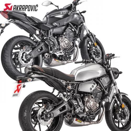 AKRAPOVIC（アクラポビッチ） マフラー 送料無料 MT-07 XSR700