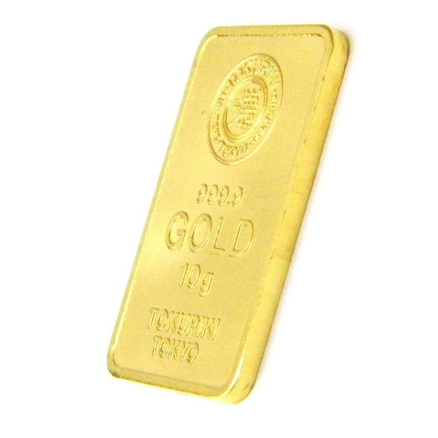 新品】徳力本店 純金 インゴット 10g ゴールドバー 24金 k24 金塊