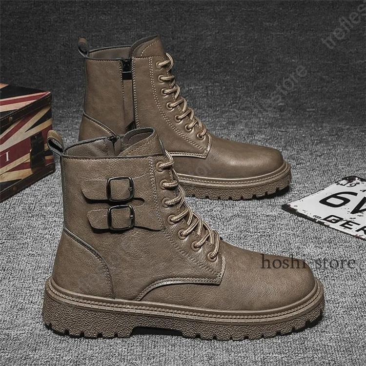 メンズ ショートブーツ ブーツ 靴 サイドジップ ハイカット メンズ