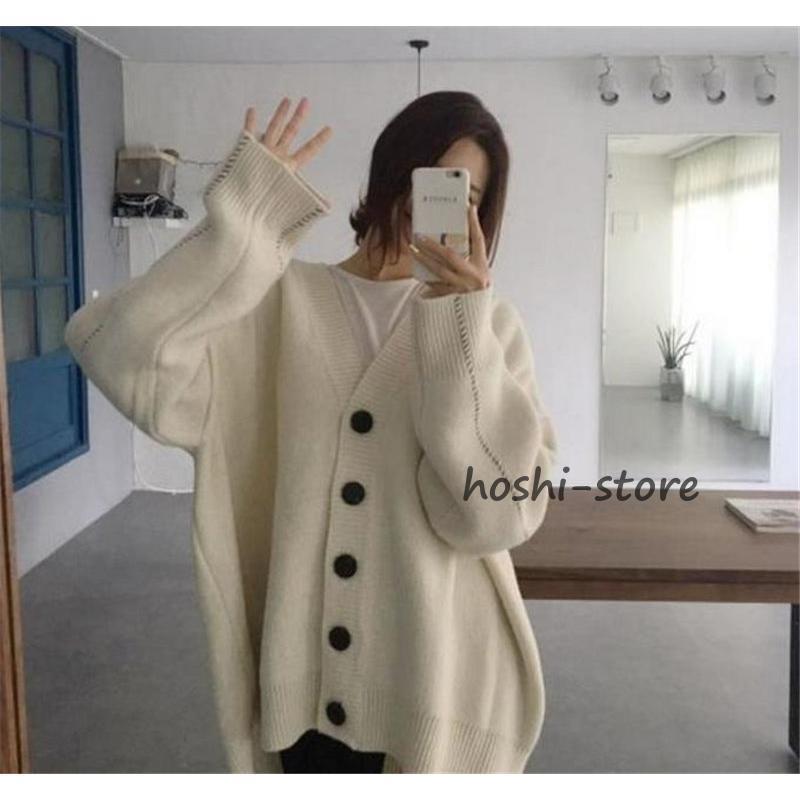 カーディガン ニットカーディガン レディース ニット トップス 厚手