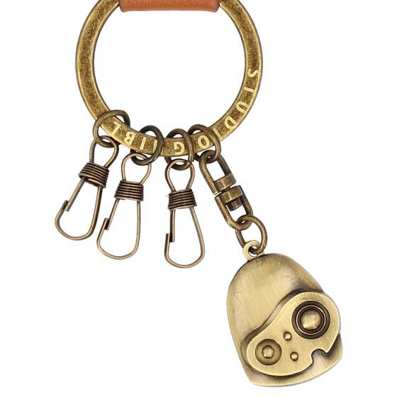 ジブリ☆天空の城ラピュタ 本革キーリング(ロボット兵)SL-04a