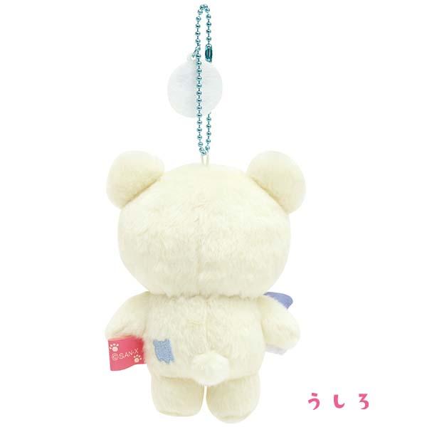 リラックマ ねこねこの湯 ぶらさげぬいぐるみ チャイロイコグマ♪牛乳