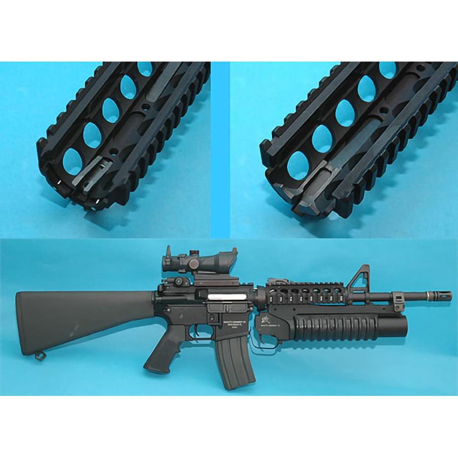 GP675A KACナイツタイプ G&P M4 RAS ハンドガードキット Aタイプ/BK(黒