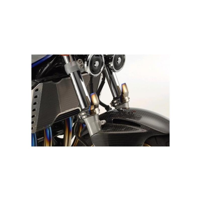 バイクパーツ 外装 ケイファクトリー フロントフォークガード チタン