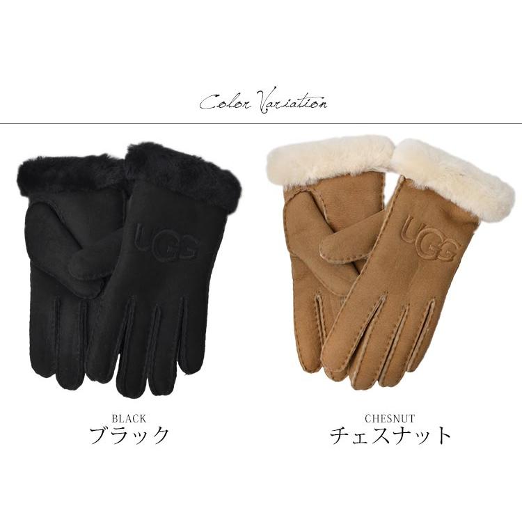 ugg 手袋 レディース アグ グローブ 本革 シープスキン 羊革 柔らかい