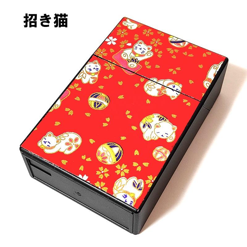 ペンギンライター シガレットケース 和柄 かわいい マルチハードケース