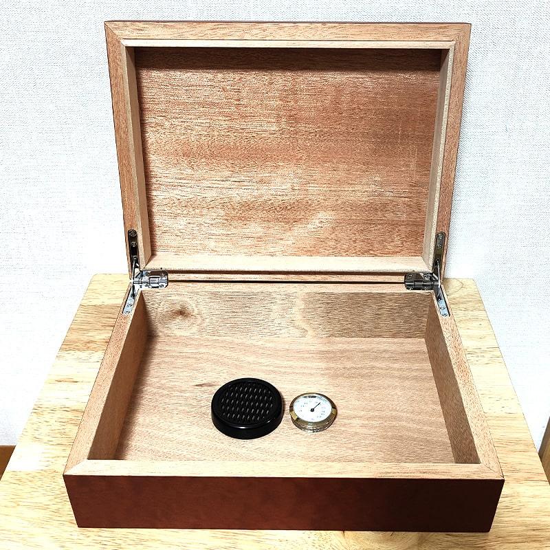 シガーボックス 葉巻 加湿器 湿度計 PR ヒュミドール 喫煙具 タバコ