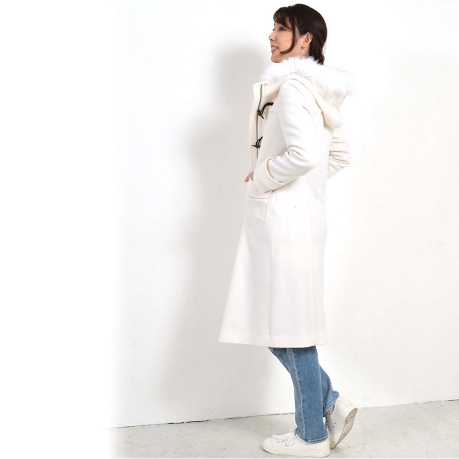 Merfirge 爆買 ダッフルコートカシミヤ混 ウール ダッフル コート