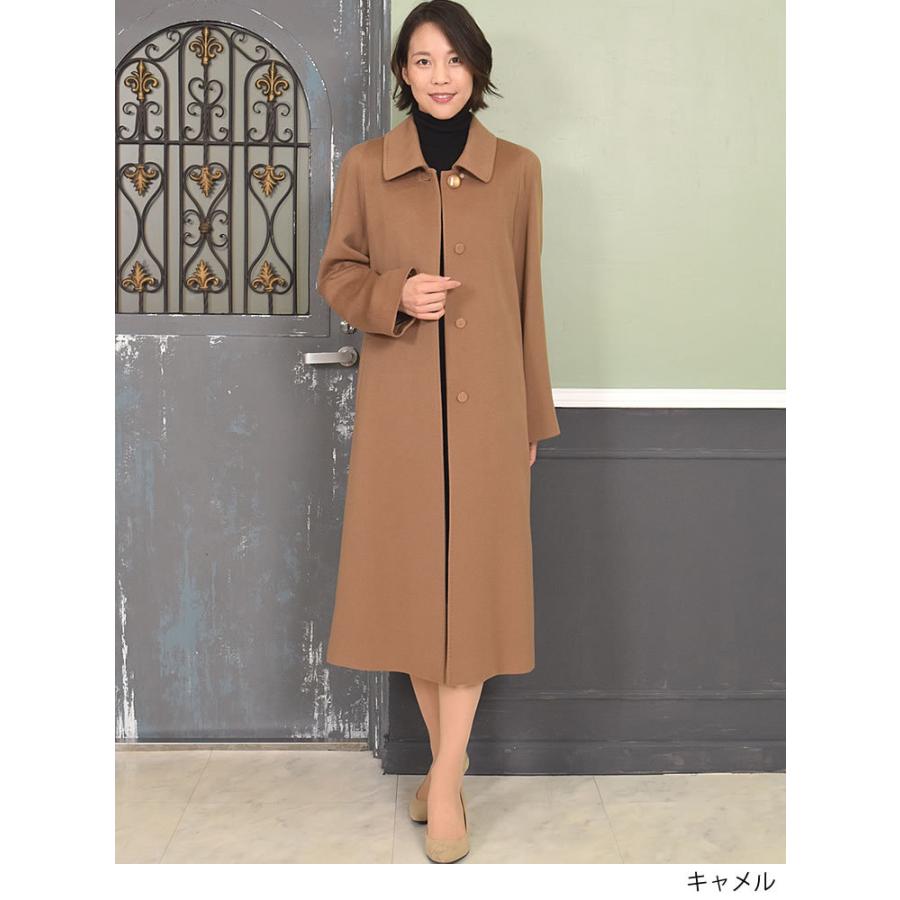 爆買 ステンカラーコート イタリア最高素材 カシミヤ カシミア 100