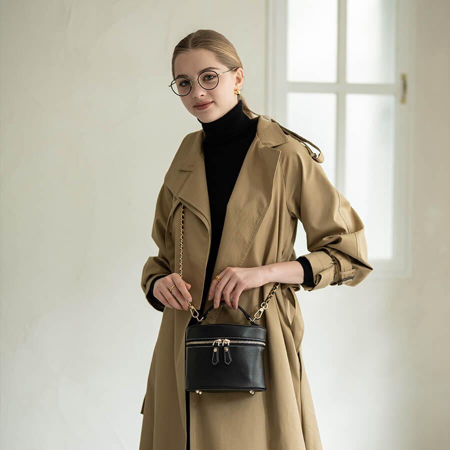 HAYNI（ヘイニ） 爆買 本革 3way ショルダーバッグ レディース 革