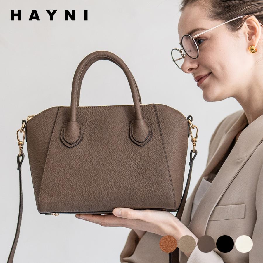 HAYNI（ヘイニ） 爆買 本革 ショルダーバッグ ハンドバッグ レディース