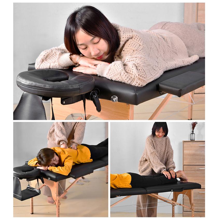BTM マッサージベッド 折りたたみ 軽量 施術ベッド エステベッド