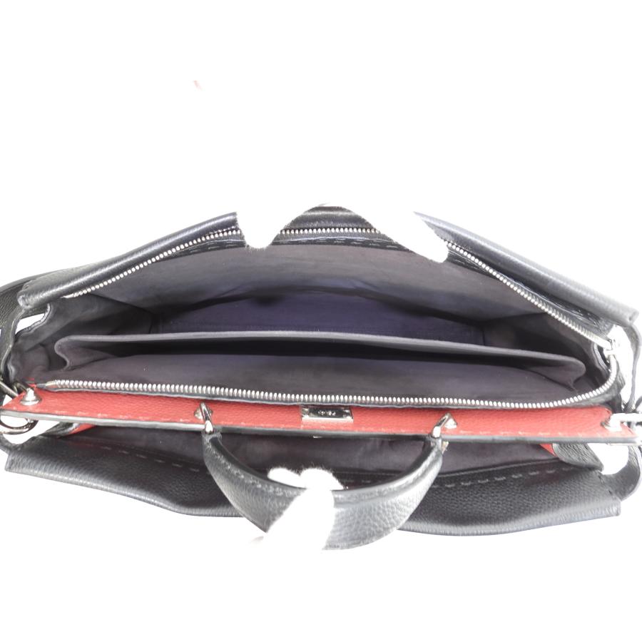 PEEKABOO フェンディ ピーカブー大 モンスター セレリア黒 メンズ